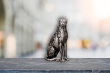 Silver Cheetah Figurine