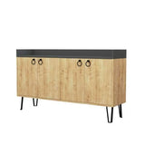 Beatrix Sideboard-L.Mocha-A.Grey-Modern Furniture Deals