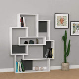 Concept Bookcase-Oak-Grey-Modern Furniture Deals