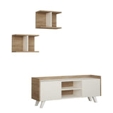 Eve Media Cabinet-White-Oak-Modern Furniture Deals