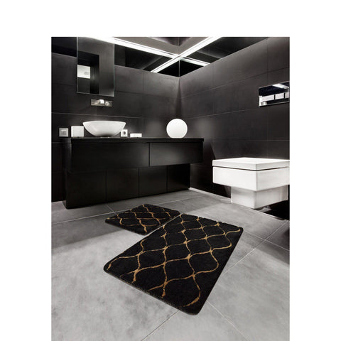 Infinity - Black-HOME TEXTILE>BATHROOM MATS-[sale]-[design]-[modern]-Modern Furniture Deals