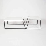 Lowry Nesting Coffee Tables-White-Modern Furniture Deals