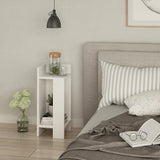 Milos Night Stand-Leftside Unit-White-Modern Furniture Deals