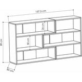 Only N.3 Corner Bookcase-White-Modern Furniture Deals