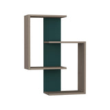 Paradox Shelf-L.Mocha-Turquoise-Modern Furniture Deals