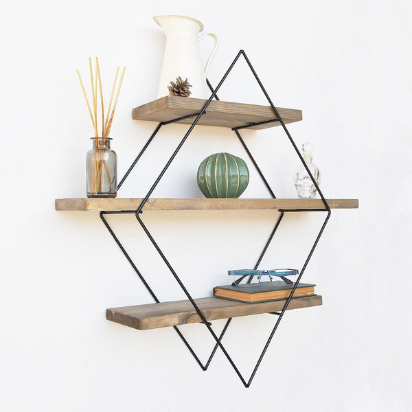 PRISM Industrial Solid Wood Wall Shelf-Wall Shelf-[sale]-[design]-[modern]-Modern Furniture Deals