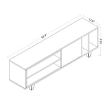 Rosi Tv Unit Anthracite - White-FURNITURE>TV STANDS>TV STAND-[sale]-[design]-[modern]-Modern Furniture Deals