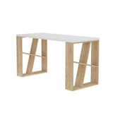 Shelfy Desk-White-Oak-Modern Furniture Deals
