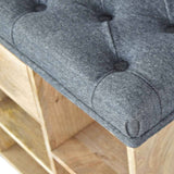 Shoe Rack, Tweed Bench-Modern Furniture Deals