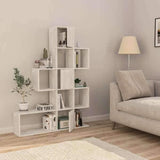 Stairway Bookcase-White-Oak-Modern Furniture Deals