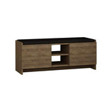Z Design Shoe Bench-Dark Oak-Modern Furniture Deals