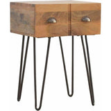1 Drawer Bedside, Iron-Modern Furniture Deals