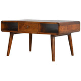 1 Drawer Curved Coffee Table-Modern Furniture Deals