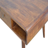 1 Drawer Curved Coffee Table-Modern Furniture Deals