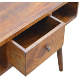 1 Drawer Curved Coffee Table-Modern Furniture Deals
