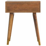 1 Drawer Gold Bedside-Modern Furniture Deals