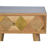1 Drawer Gold Bedside-Modern Furniture Deals