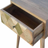1 Drawer Gold Bedside-Modern Furniture Deals