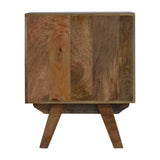 2 Drawer Scandinavian Bedside Grey-Bedside-Modern Furniture Deals
