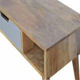 2 Drawer Scandinavian Unit Grey-Modern Furniture Deals