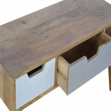 2 Drawer Scandinavian Unit Grey-Modern Furniture Deals