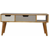 2 Drawer Scandinavian Unit Grey-Modern Furniture Deals