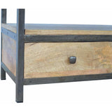 2 Drawer Table, Iron-Modern Furniture Deals
