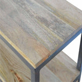 2 Drawer Table, Iron-Modern Furniture Deals