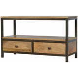 2 Drawer Table, Iron-Modern Furniture Deals