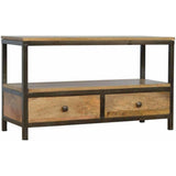 2 Drawer Table, Iron-Modern Furniture Deals