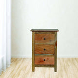 3 Drawer Country Bedside-Modern Furniture Deals