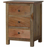 3 Drawer Country Bedside-Modern Furniture Deals