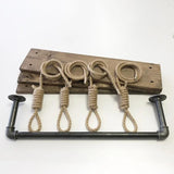 3 Tier Rustic Rope Pipe Shelf-[sale]-[design]-[modern]-Modern Furniture Deals