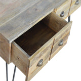4 Drawer Coffee Table, Iron-Modern Furniture Deals