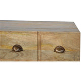 4 Drawer Coffee Table, Iron-Modern Furniture Deals