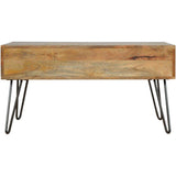 4 Drawer Coffee Table, Iron-Modern Furniture Deals