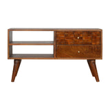 Carved Chestnut TV Unit