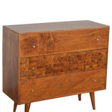 Carved Chestnut Chest