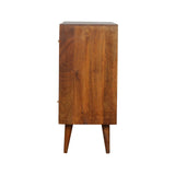 Carved Chestnut Chest