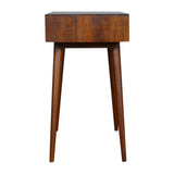 Carved  Chestnut Console Table