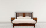 Chestnut Bedside with Open Slot