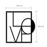 Love Metal Wall Art