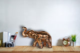 Bronze Finish Large Elephant Figurine