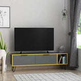 Abigail Tv Stand-Oak-Grey-Modern Furniture Deals