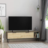 Abigail Tv Stand-Oak-Grey-Modern Furniture Deals