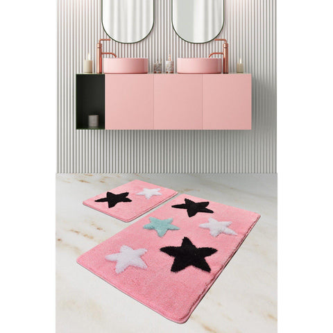 All Star - Candy Pink Bath Mat-Bath Mat-[sale]-[design]-[modern]-Modern Furniture Deals