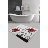 Aran Red Bath Mat-Bath Mat-[sale]-[design]-[modern]-Modern Furniture Deals