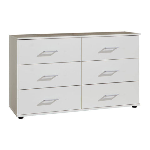 ATHOS Wide 6 Chest Of Drawers-Modern Furniture Deals