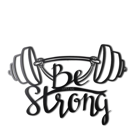 BE STRONG Wall Art-Metal Wall Art-[sale]-[design]-[modern]-Modern Furniture Deals