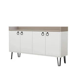 Beatrix Sideboard-L.Mocha-A.Grey-Modern Furniture Deals